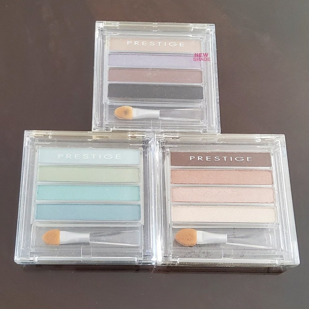 3 Eyeshadow Palette Set. Sealed in Packages! Prestige Brand. Beauty Bar  Rainbow